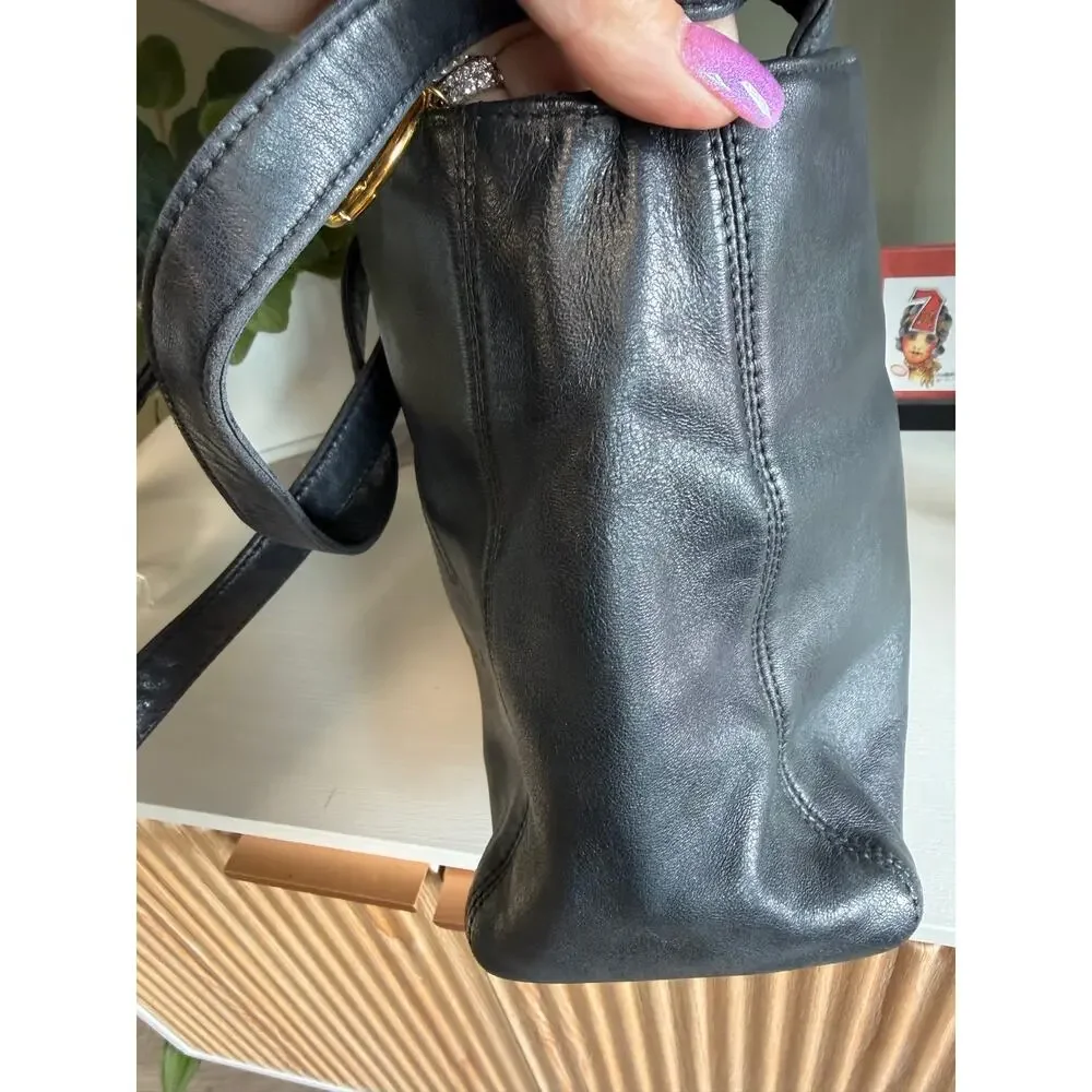 CHANEL | Vintage Karl Lagerfeld Era | CC Logo Lambskin Tote | COA